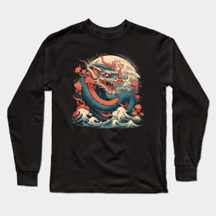 Japanese Dragon Long Sleeve T-Shirt